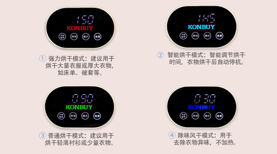 謹(jǐn)記！衣物烘干機(jī)不同干衣模式的使用建議
